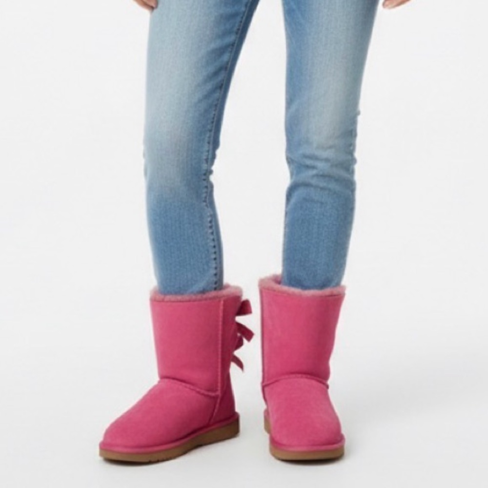 UGG  boots Bailey Bow II Hot PinkSize US 6